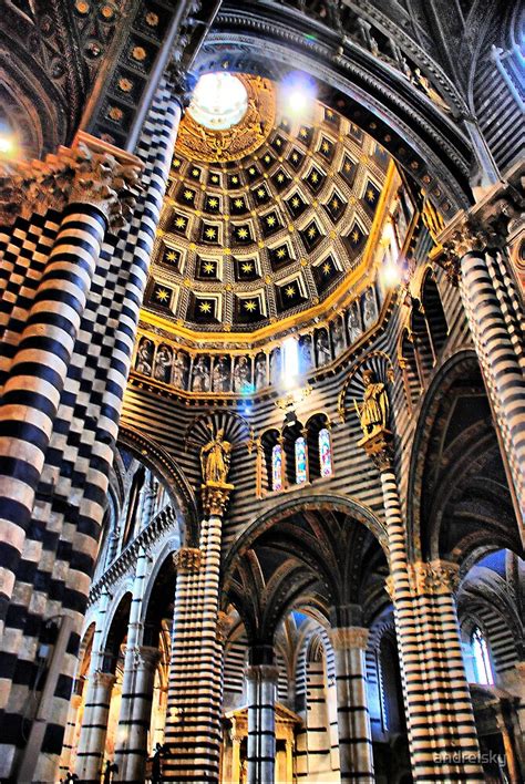 Siena Cathedral Interior By Andreisky Redbubble