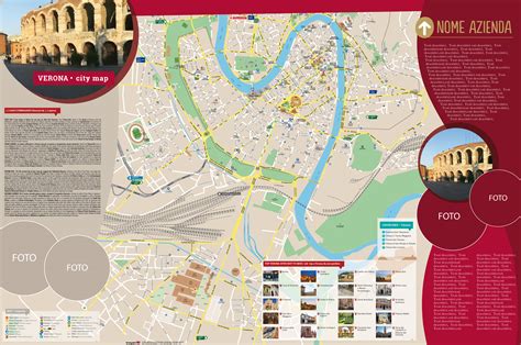Mappa Di Verona Cartina Del Centro Storico Di Verona Personalizzata