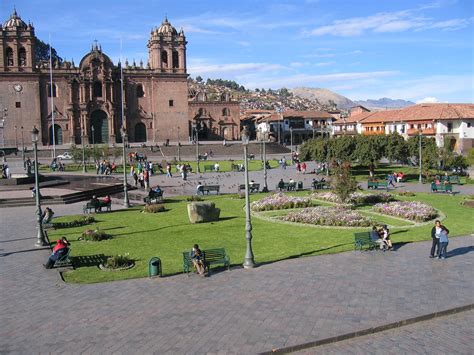 Cusco Main Square Square In Cusco Bradkarp Flickr