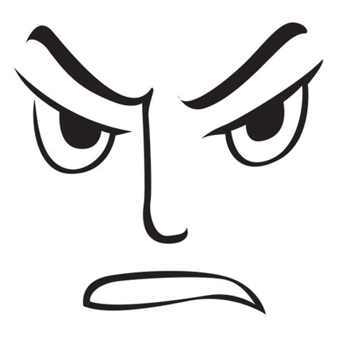 Angry Face Emoticon Png And Svg Design For T Shirts