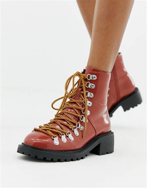 asos design ablaze chunky hiker boots asos boots fashion boots timberland boots