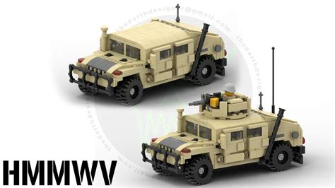 Lego Moc Humvee Hmmwv 135 Scale By Darthdesigner Rebrickable