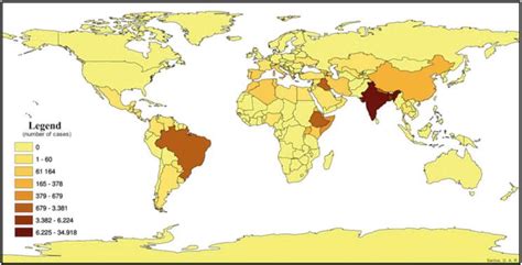 Cutaneous Leishmaniasis Map
