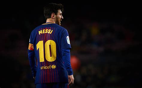 Download Wallpapers Lionel Messi From The Back Match Fc