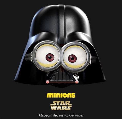 Star Wars Minions Are Coming Star Wars Darth Vader Minions Funny