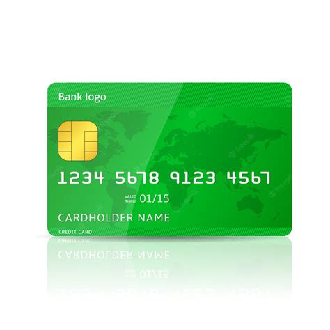 Premium Vector Credit Card Template Illustration