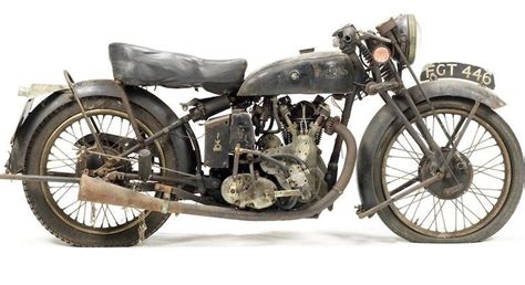 1938 Vincent Meteor Silodrome Classic Motorcycles Vintage