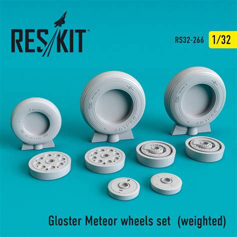 gloster meteor wheels set weighted 1 32 vše pro modeláře art scale