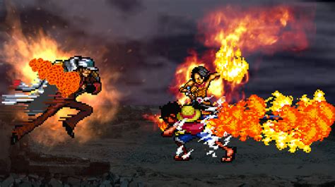 Luffy And Ace Vs Akainu By Chaoticprince7 On Deviantart