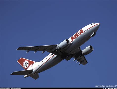 Airbus A310 203 Middle East Airlines Mea Aviation Photo 0275426