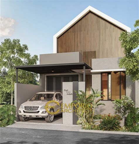 Atap rumah pelana cocok untuk desain atap rumah di indonesia yang memiliki curah hujan dan terik 7. Desain Rumah Modern 1 Lantai Type 86 di Bintaro, Tangerang ...