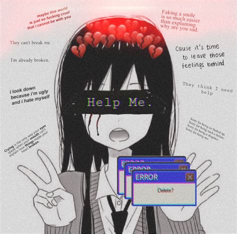 Broken Heart Sad Anime Pfp Boy Broken Heart Sad Anime Girl Aesthetic