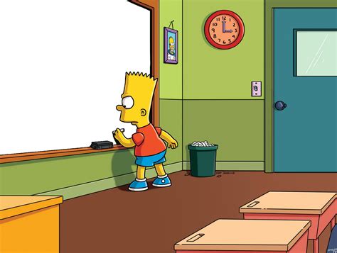 Bart Simpson In Class