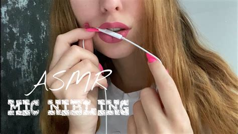 asmr mic nibbling with wet mouth sounds👄 youtube