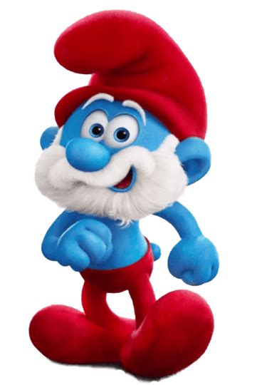 Papa Smurf Transparent Png Stickpng