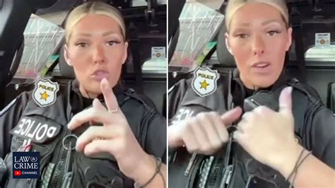 police officer s tiktok tells drivers to get the f out of the way the global herald