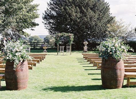 Outdoor Weddings In The Uk A Guest Post By Elmore Court Barrels Of