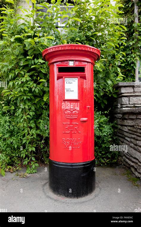 British Red Post Box Stock Photo Alamy