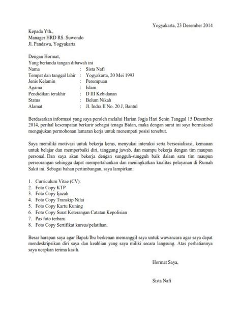 Contoh surat lamaran kerja yang baik dan benar untuk dijadikan referensi dalam usaha mencari kerja di sebuah perusahaan sesuai dengan keahlian kamu. 7 Contoh Surat Lamaran Kerja di Rumah Sakit 2020 [Semua ...