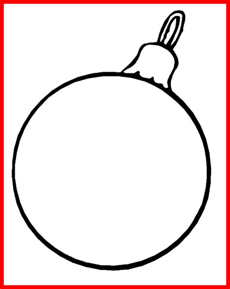 Christmas Ball Coloring Page At Getdrawings Free Download