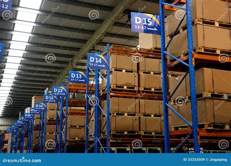Chongqing Minsheng Logistics Auto Parts Warehouse Stock Image Image