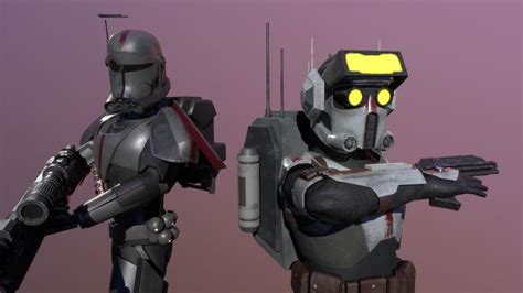 Artstation Star Wars Bad Batch Republic Commandos Full Squad