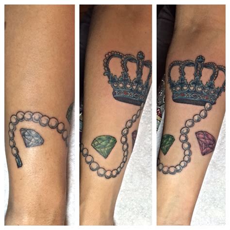 My First Tattoo I Love It Im The Crown The Mother Pearl Is Wrapping