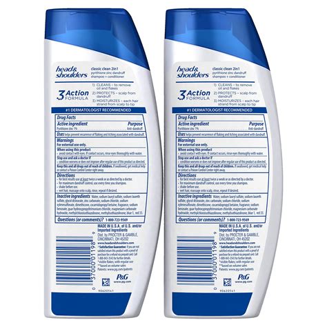Head And Shoulders Classic Clean 2in1 Antidandruff Shampoo And