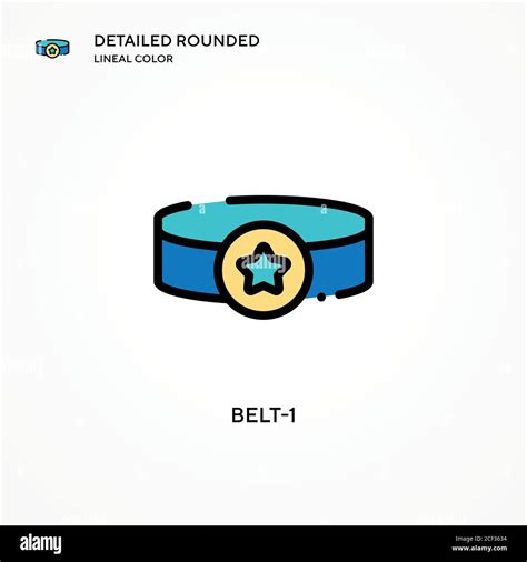 Belt 1 Vector Icon Modern Vector Illustration Concepts Easy To Edit