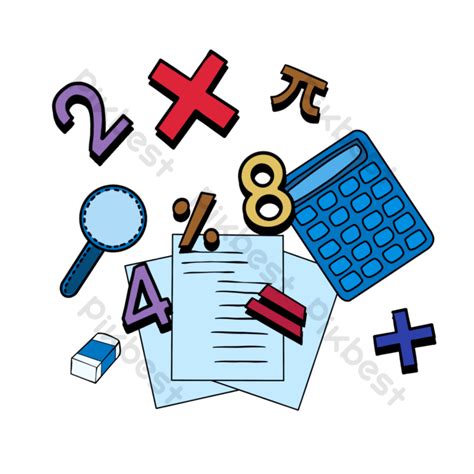 Cartoon Math Clipart Math Clipart Png Images Psd Free Download Pikbest