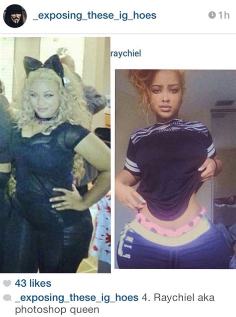 Photos Raychiel Gets Exposed As Photoshop Booty Queen