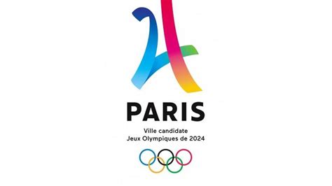 Jo 2024 Une Tour Eiffel Stylisée Comme Logo De La Candidature De Paris