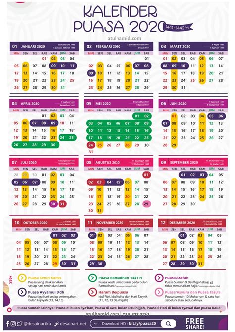 Jadwal puasa ramadhan 2021 penting untuk menentukan kapan mulai berpuasa dan menjalankan ibadah sunnah salat tarawih. Puasa Ayyamul Bidh Kalender Islam 2020 / Kalender Puasa ...