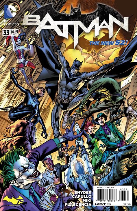Batman Vol 2 33 Cover B Variant Bryan Hitch Batman 75th Anniversary