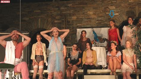 Naked LENA DROSSAKI In Lysistrata Stage Play