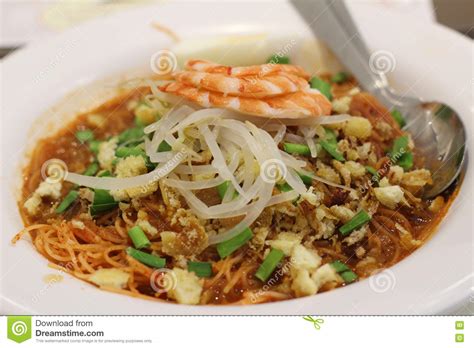 Asam Laksa Traditional Malaysian Dishes Stock Photo Image Of Onion