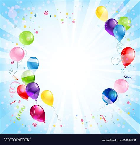 (you will see a few default background options provided by zoom, including an outer space scene and blades of grass.) 2. Birthday background with balloons Royalty Free Vector Image , #Ad, #balloons, #background, # ...