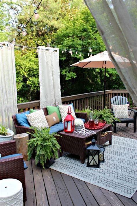 Diy Floating Outdoor Curtains Southern State Of Mind