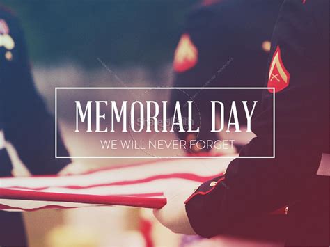 Memorial Day Never Forget Church Powerpoint Clover Media