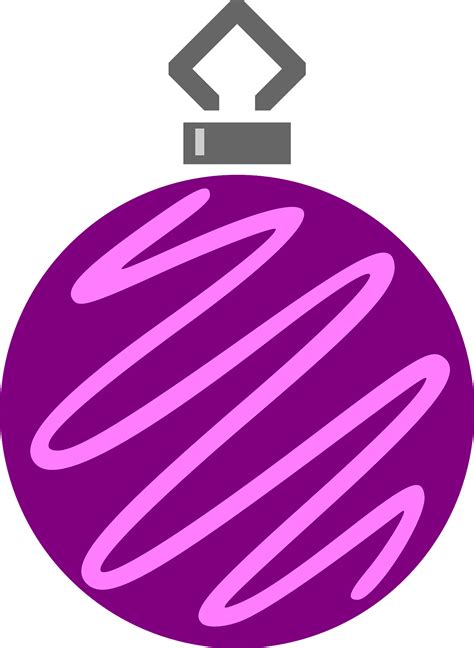 Purple Christmas Ornaments Png Picture Png Mart