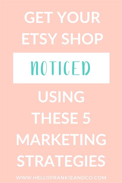5 Ways To Market Your Etsy Shop Etsy Advice Etsy Shop Etsy