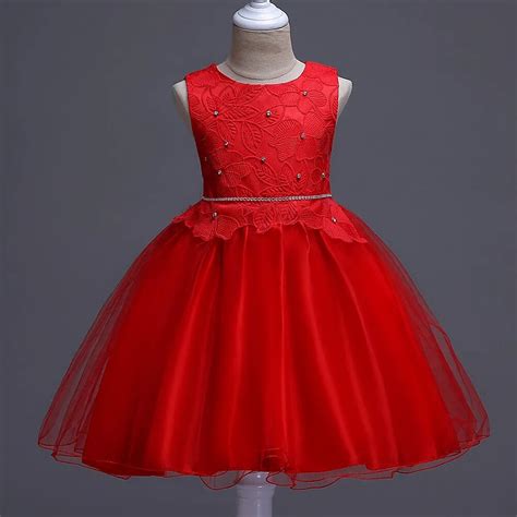 Buy Baby Girls Red White Birthday Princess Tutu Dress