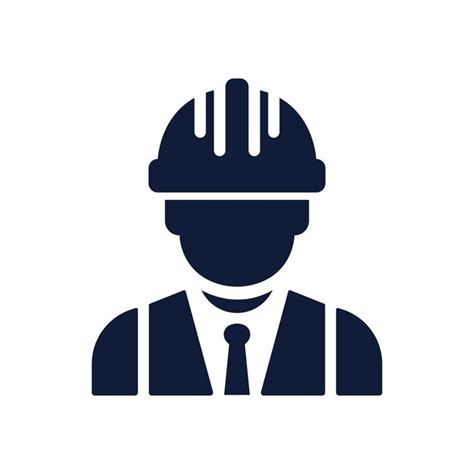 Premium Vector Helmeted Worker Male Construction Service Person