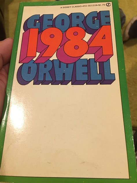 1984 By George Orwell C 1961 A Signet Classic Vintage Paperback George Orwell 1984 George