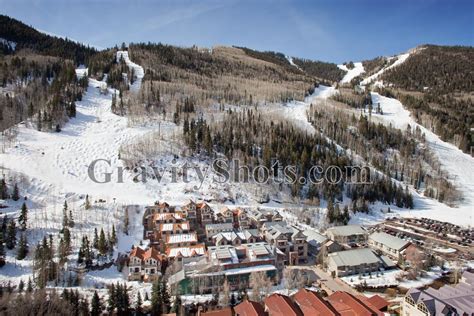 Village With In A Village Telluride Co Winter Aerial