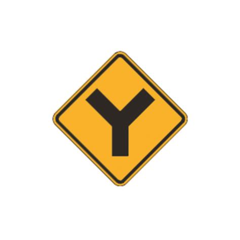 Y Intersection Sign W2 5 Traffic Safety Supply Company