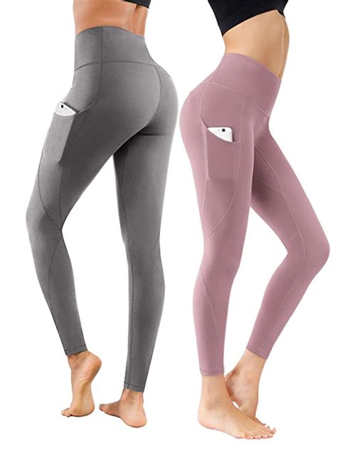 Avamo Activewear Straight Yoga Pants For Women High Waist Active Pants For Women Compression