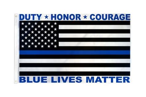 Blue Lives Matter Flag 3x5ft Poly America All Live Matters Etsy