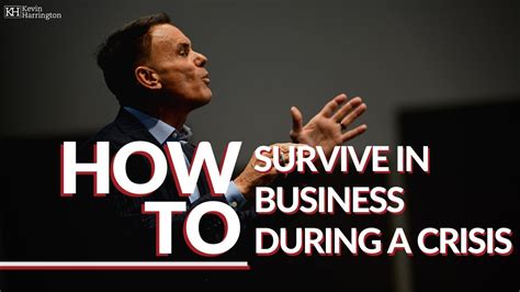 How To Survive In Business During A Crisis —part 1 Youtube