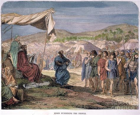 Moses Counts Israelites Photograph By Granger Fine Art America